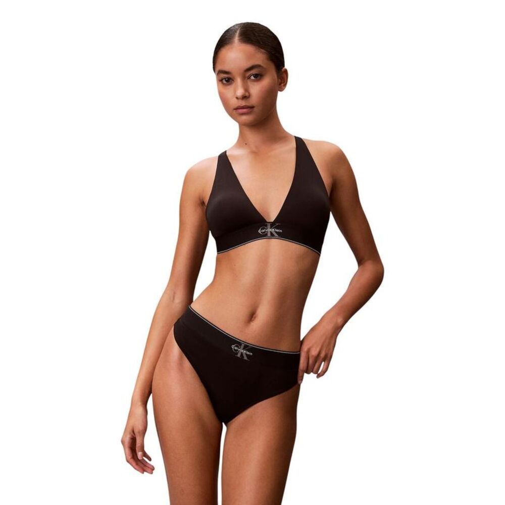 Calvin Klein Underwear Black Recycled Polyester Women's Pantie